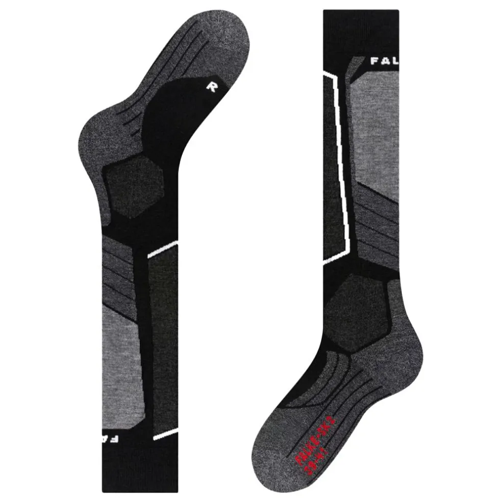 Falke SK2 Intermediate skisokken heren black mix