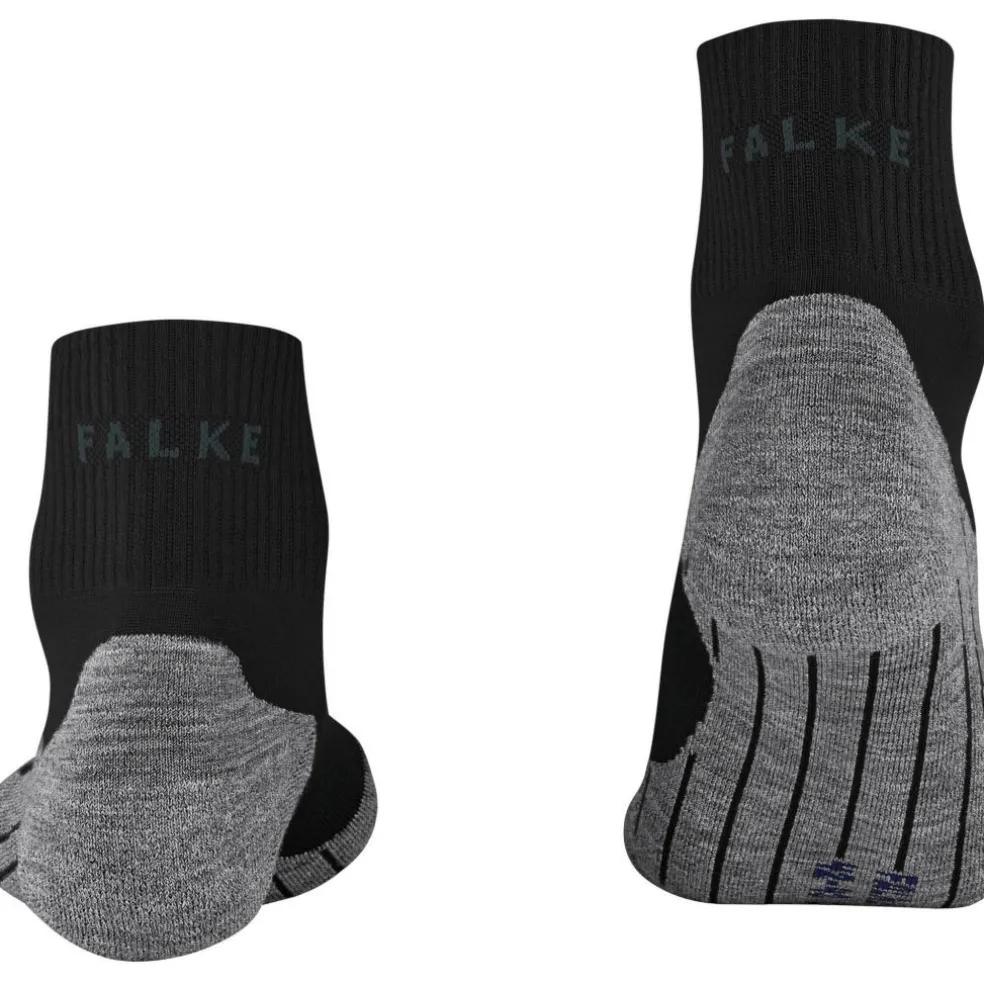Falke TK5 Cool Short wandelsokken heren black mix