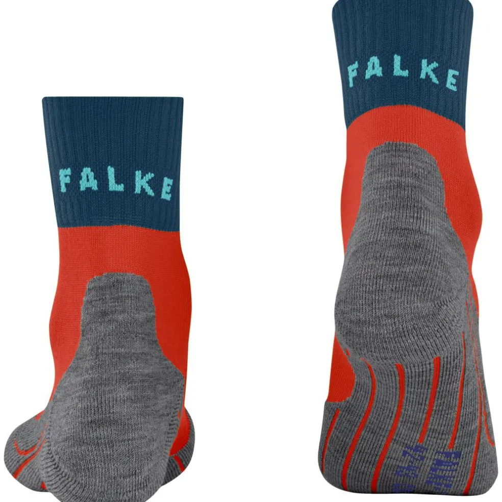 Falke TK2 Explore Cool Short wandelsokken heren red sun