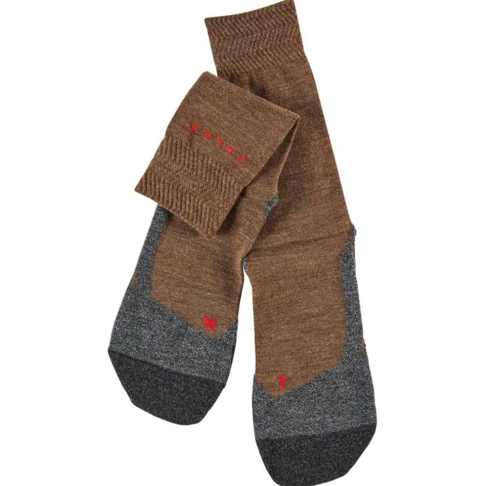 Falke TK2 Melange wandelsokken heren mocca