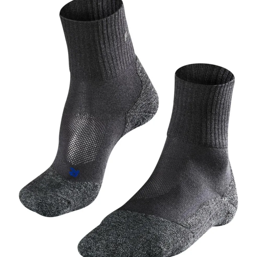 Falke TK2 Short Cool wandelsokken heren asphalt