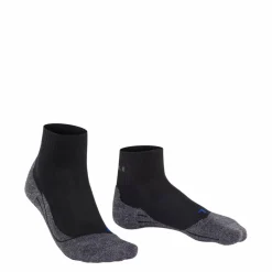 Falke TK2 Short wandelsokken dames black grey