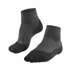 Falke TK2 Short Wool wandelsokken dames smog