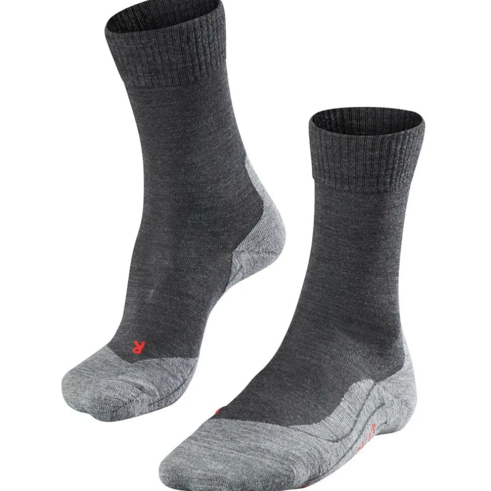 Falke TK5 wandelsokken dames asphalt melange