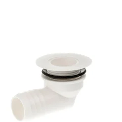 Fawo haakse afvoerplug 25 mm wit