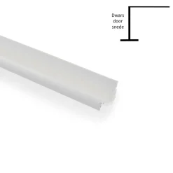 Fawo Hoefijzer gordijnrail enkel 2,5 meter