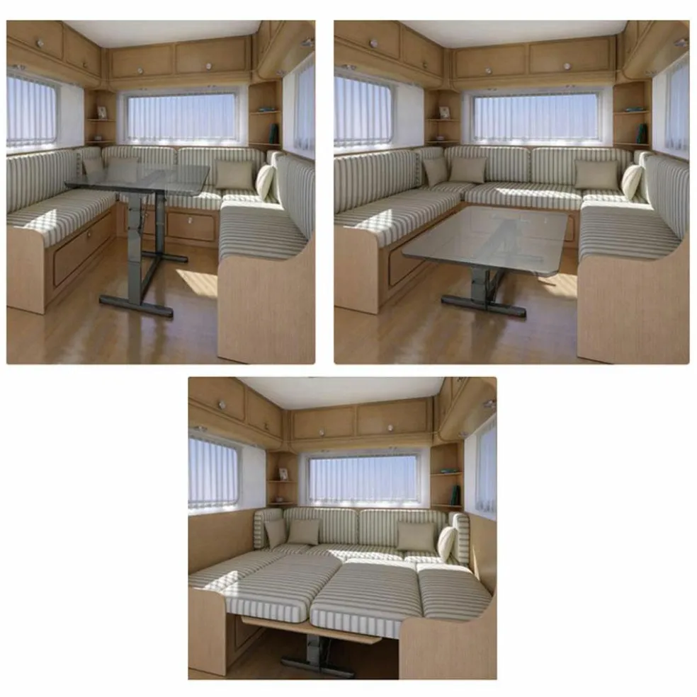 Fawo Krause tafelpoot 750 mm antraciet