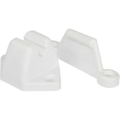 Fawo Kunststof deurvanger 2-delig wit