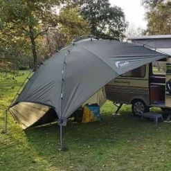 Femkes Rooftoptents Skadu Too luifel met zijwanden blue grey