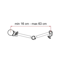 Fiamma Bike-Block Pro D2 fietsklem black