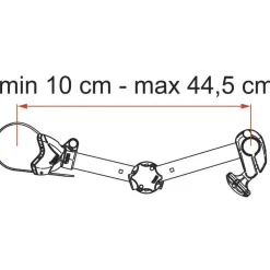 Fiamma Bike-Block Pro S D1 fietsklem deep black