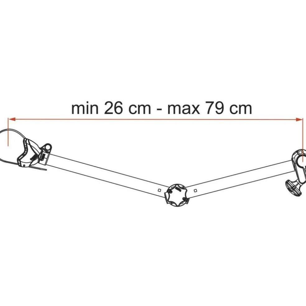 Fiamma Bike-Block Pro S D3 fietsklem deep black