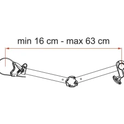 Fiamma Bike-Block Pro S D2 fietsklem deep black