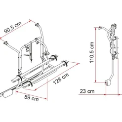 Fiamma Carry Bike Mercedes Viano fietsendrager black
