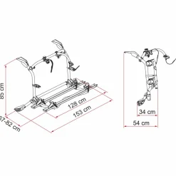Fiamma Carry-Bike fietsendrager Volkswagen T6 Pro  deep black