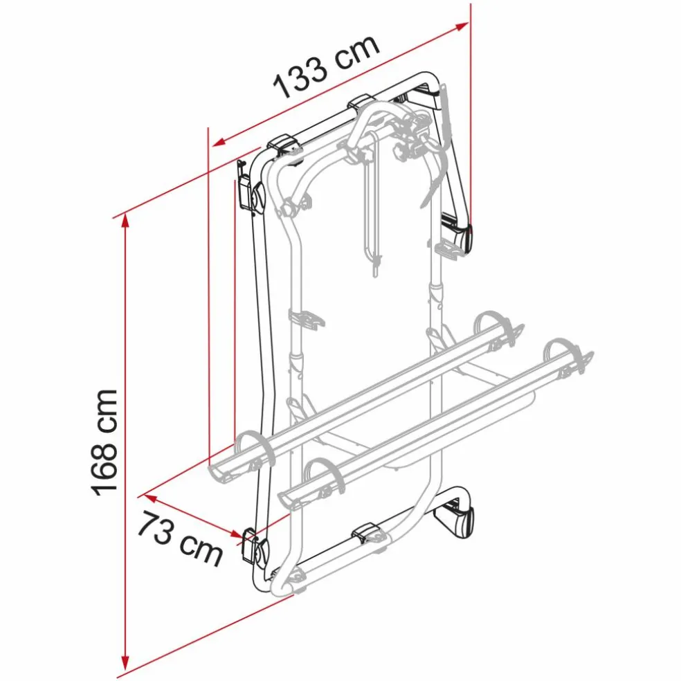 Fiamma Carry-Bike Frame kit voor Mercedes Sprinter vanaf 2018