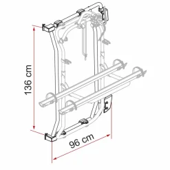Fiamma Carry-Bike Frame kit voor Ducato Jumper  Boxer vanaf 2006