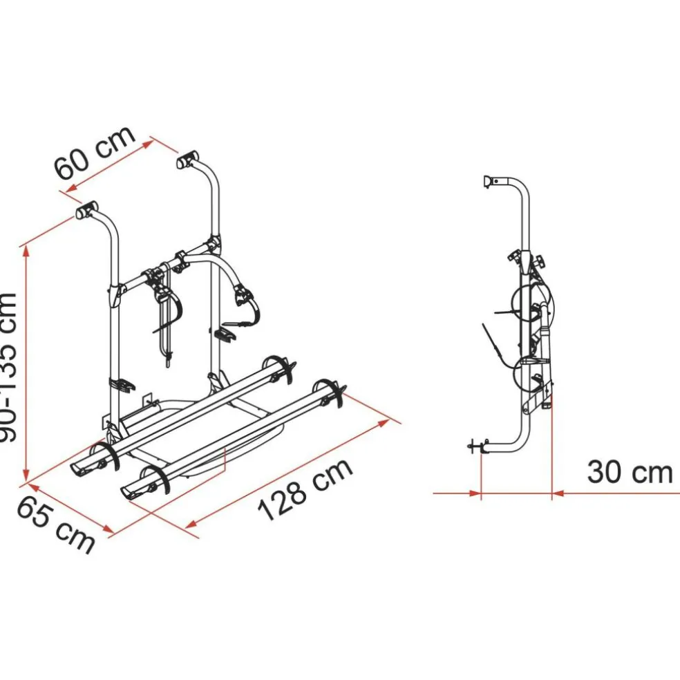 Fiamma Carry-Bike Pro Hymer Dethleffs fietsendrager