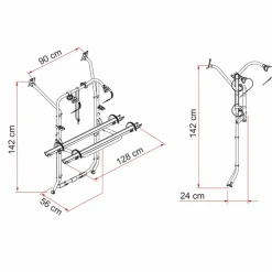 Fiamma Carry-Bike Volkswagen T6 fietsendrager aluminium