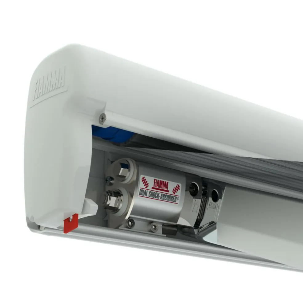 Fiamma F45 S 425 cassetteluifel polar white - Royal Grey