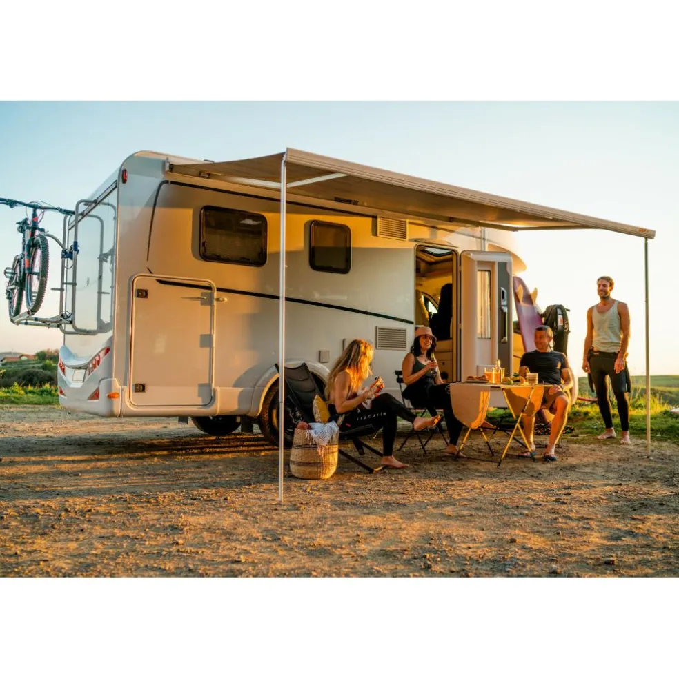 Fiamma F45 S 425 cassetteluifel polar white - Royal Grey