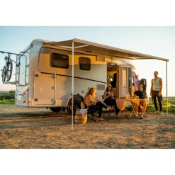 Fiamma F45 S 375 cassetteluifel polar white - Royal Grey