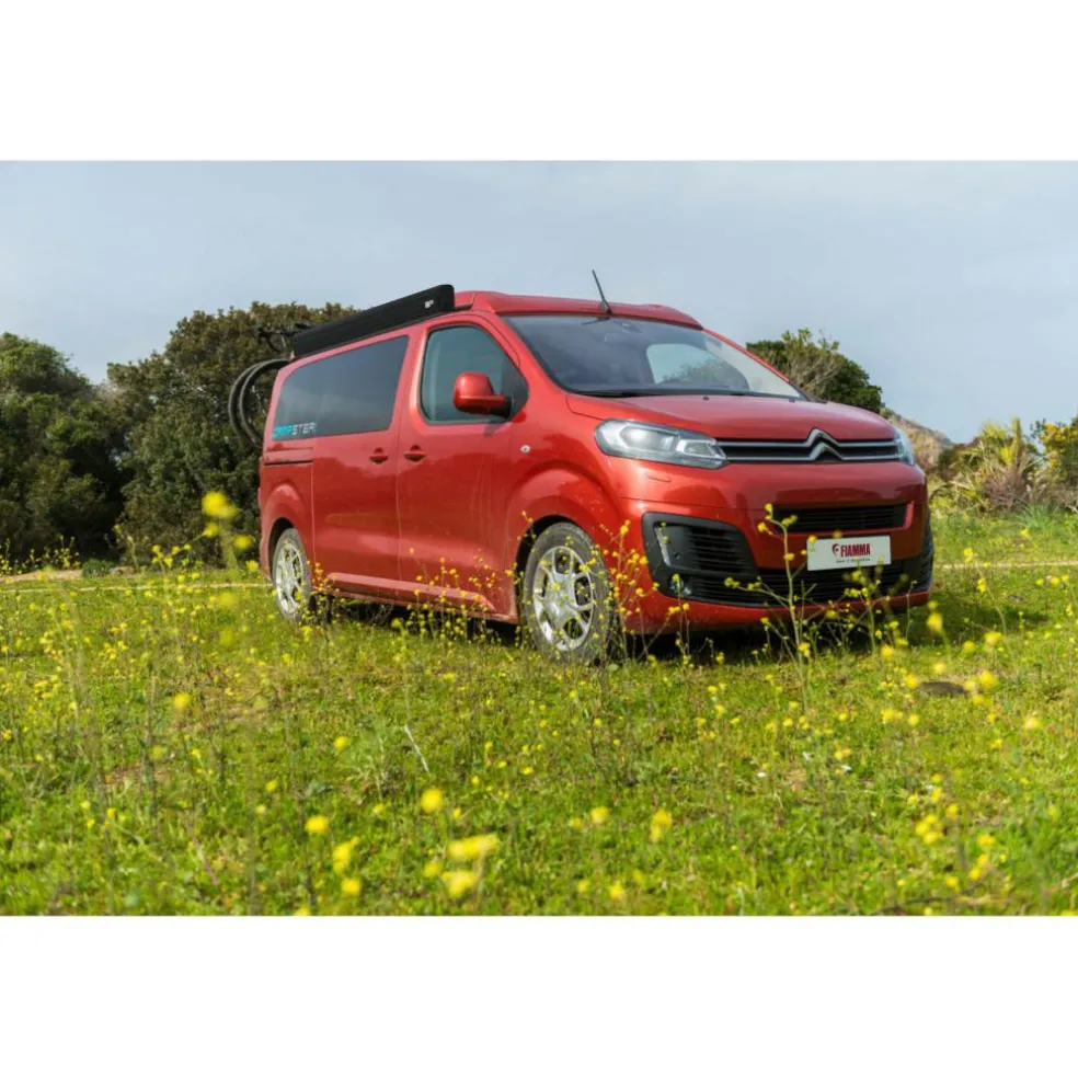 Fiamma F45 S 230 cassetteluifel deep black - Royal Grey