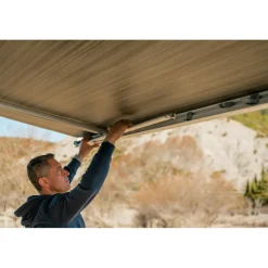 Fiamma F45 S PSA 260 cassetteluifel polar white - Royal  Grey