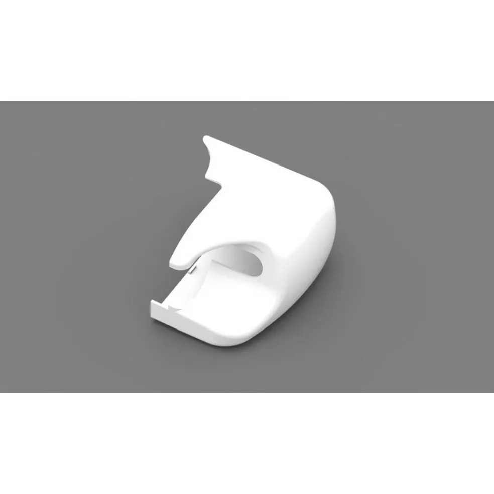 Fiamma F45i F1 eindkap rechts polar white