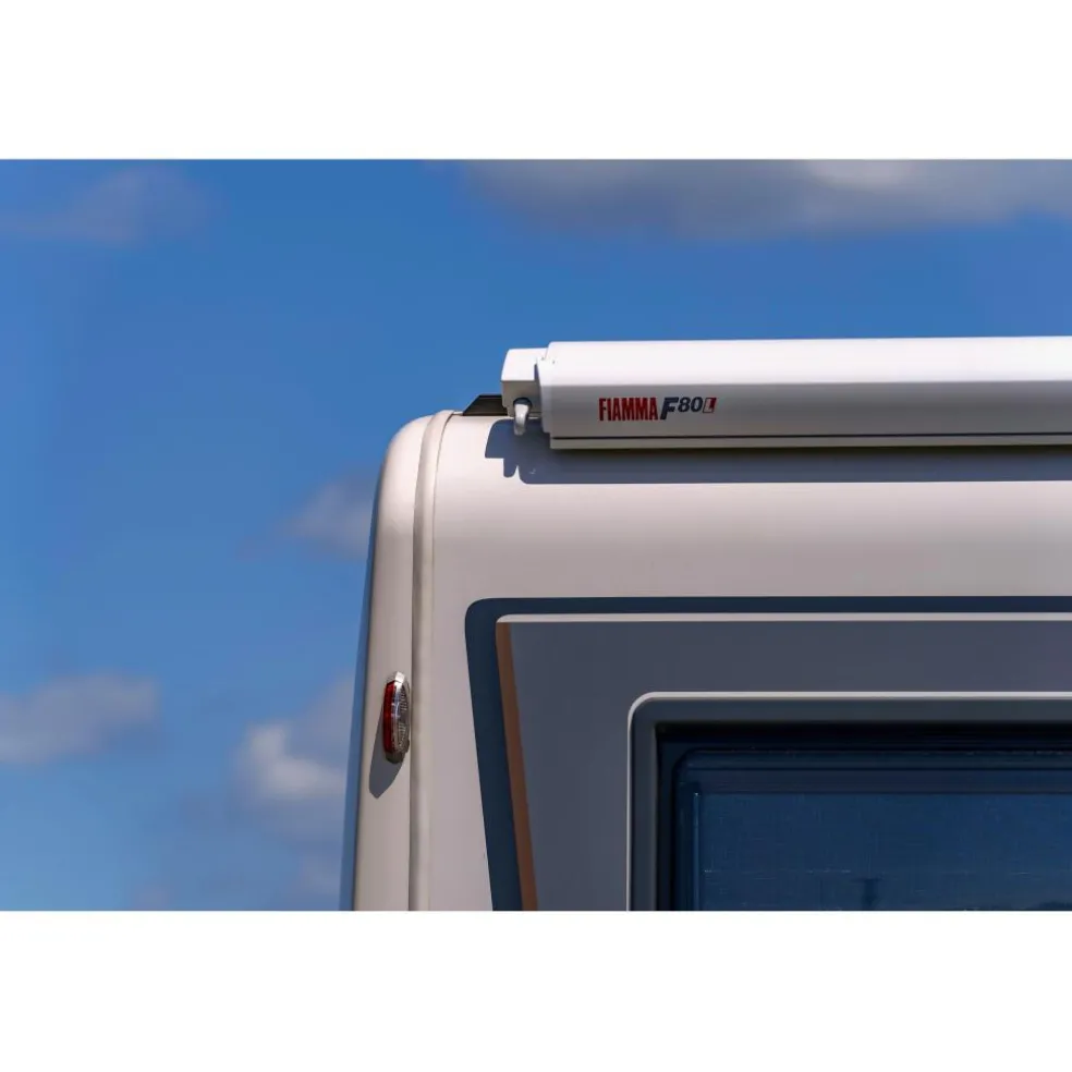 Fiamma F80L 500 cassetteluifel polar white - Royal Grey V25