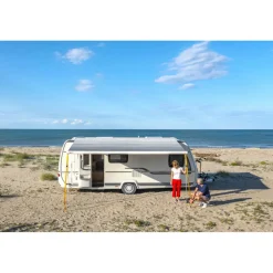 Fiamma F80s 370 cassetteluifel polar white - Royal Grey  V25