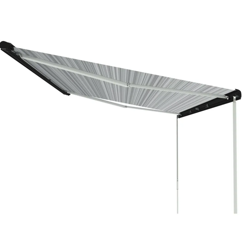 Fiamma F80s 340 cassetteluifel deep black - Royal Grey V25