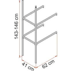 Fiamma Garage System Upgrade opbergsysteem