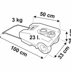 Fiamma Schoonwatertank 23 liter