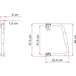 Fiamma Security veiligheidsbeugel 46 cm