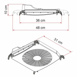 Fiamma Turbo Kit dakluik ventilator