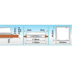 Fiamma Turbo-Vent Polar Control dakluik wit