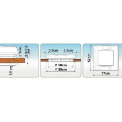 Fiamma Vent 50 dakluik wit