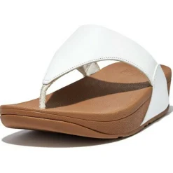 Fitflop Lulu Leather Toe-post slippers dames white