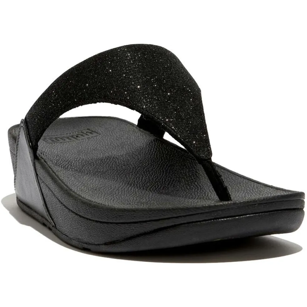 Fitflop LuLu Shimmerlux slippers dames black