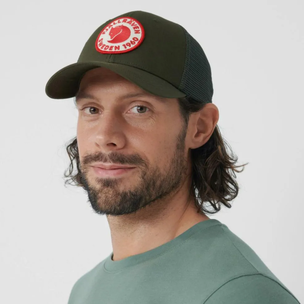 Fjällräven 1960 Logo Långtradarkeps pet deep forest