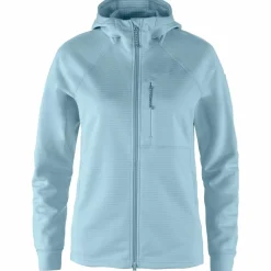 Fjällräven Abisko Grid fleece vest dames breeze blue