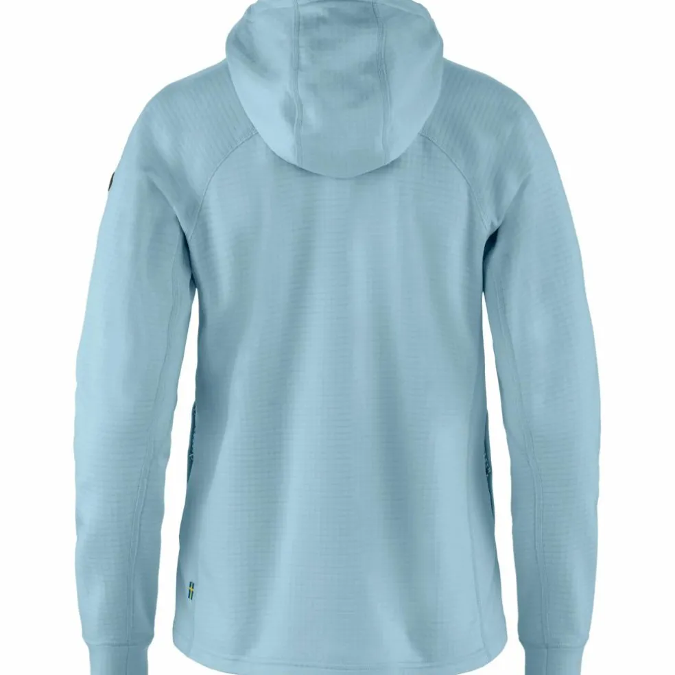 Fjällräven Abisko Grid fleece vest dames breeze blue