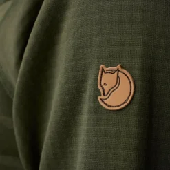 Fjällräven Abisko Grid Hoodie fleece vest heren deep forest