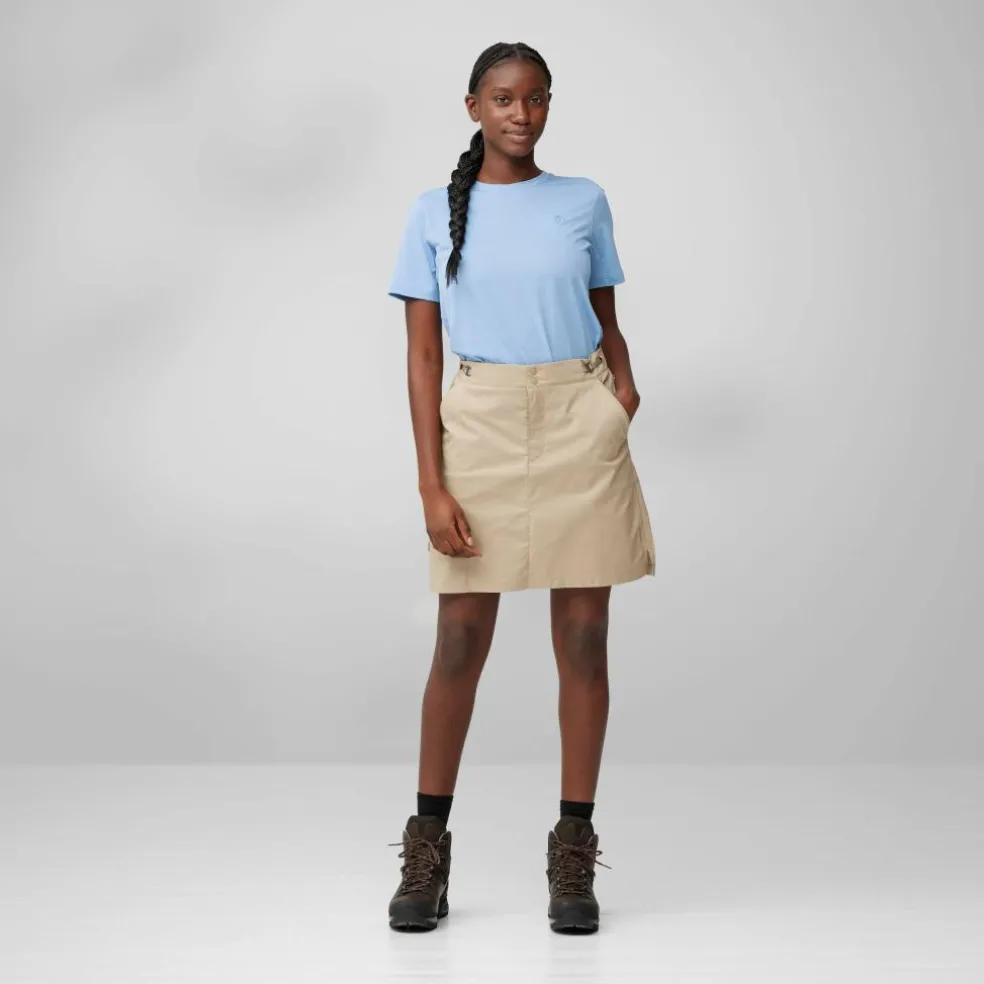 Fjällräven Abisko Hike skort dames fossil