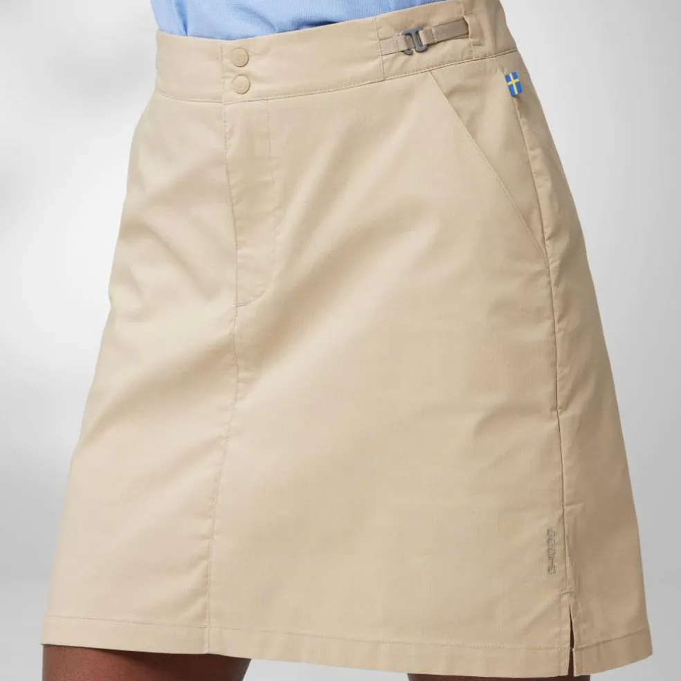 Fjällräven Abisko Hike skort dames fossil