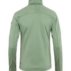 Fjällräven Abisko Lite Fleece Half Zip shirt dames misty green