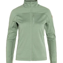 Fjällräven Abisko Lite fleece vest dames misty green