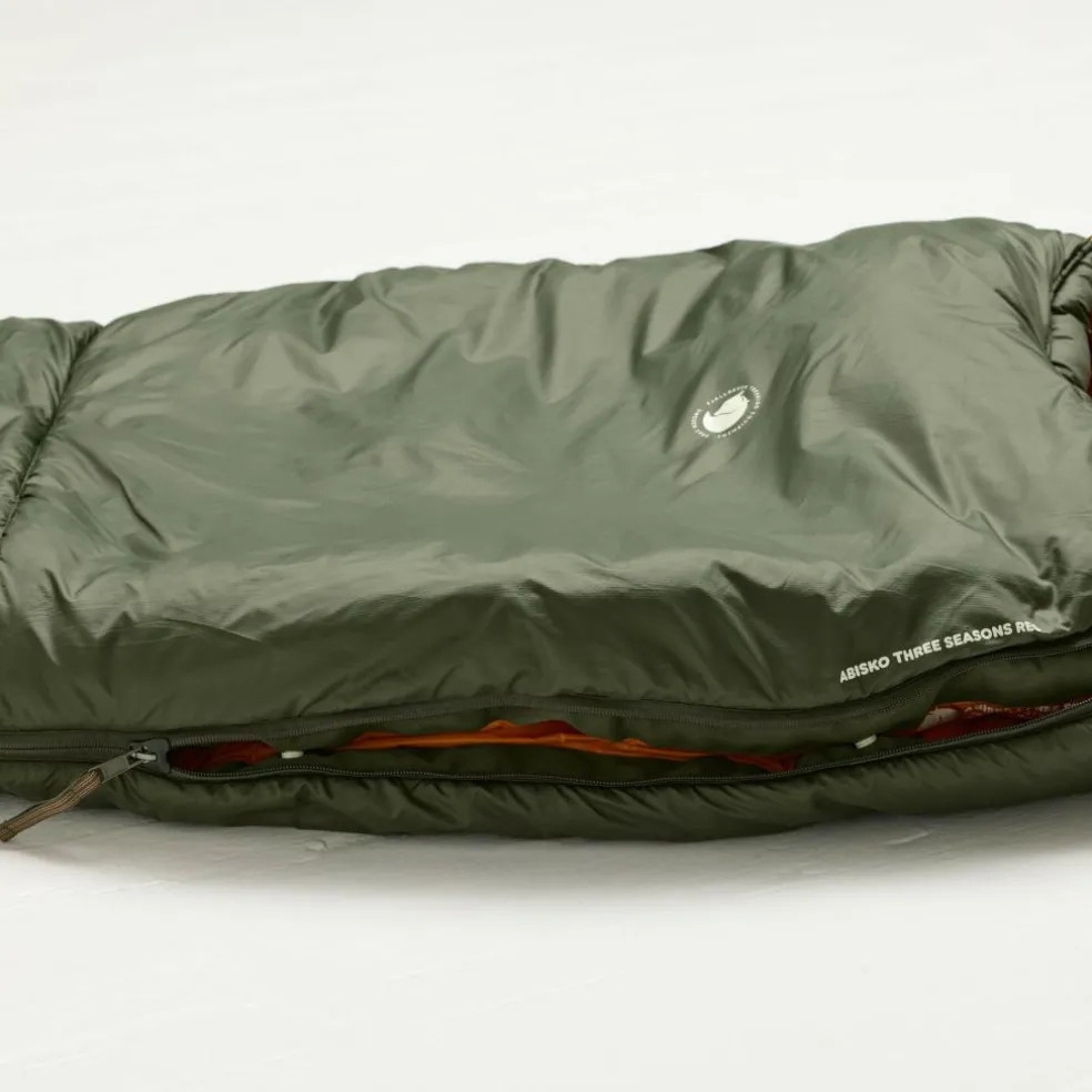 Fjällräven Abisko Three Seasons Long mummy slaapzak olive
