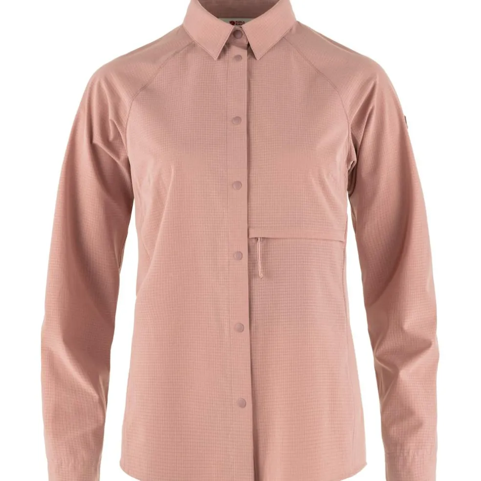 Fjällräven Abisko Trekking blouse dames dusty rose